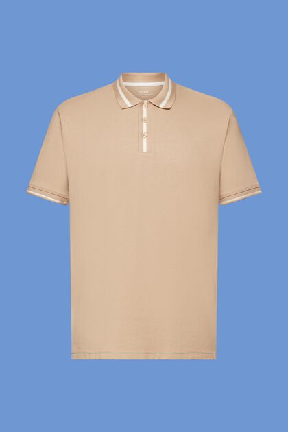 Jersey polo shirt, cotton blend