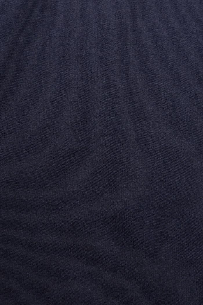Print Cotton T-Shirt, PETROL BLUE, detail image number 4