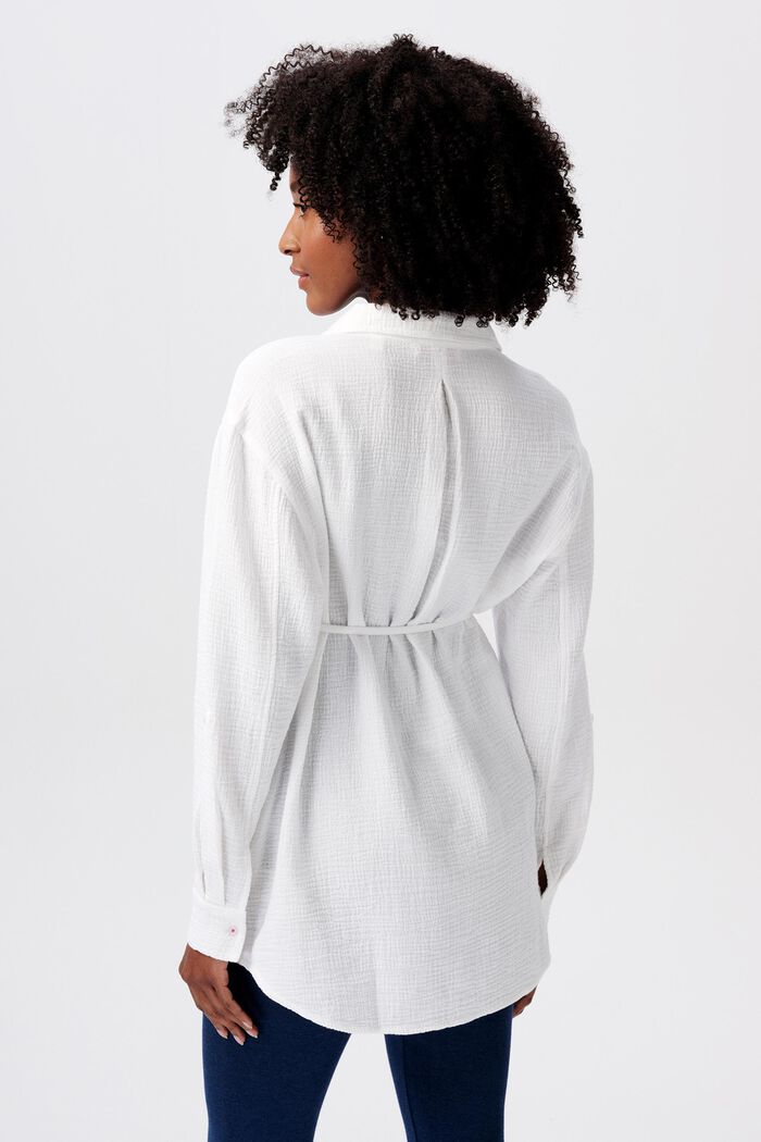 MATERNITY Long-Sleeve Blouse, BRIGHT WHITE, detail image number 3