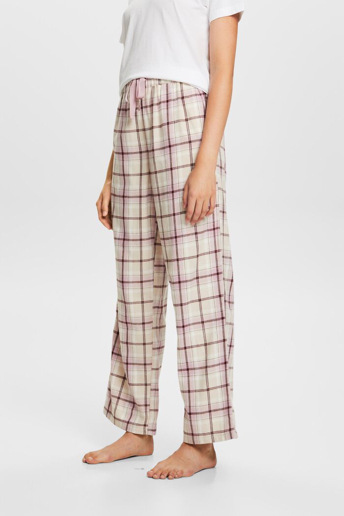 Flannel Pyjama Trousers, SAND, detail image number 0