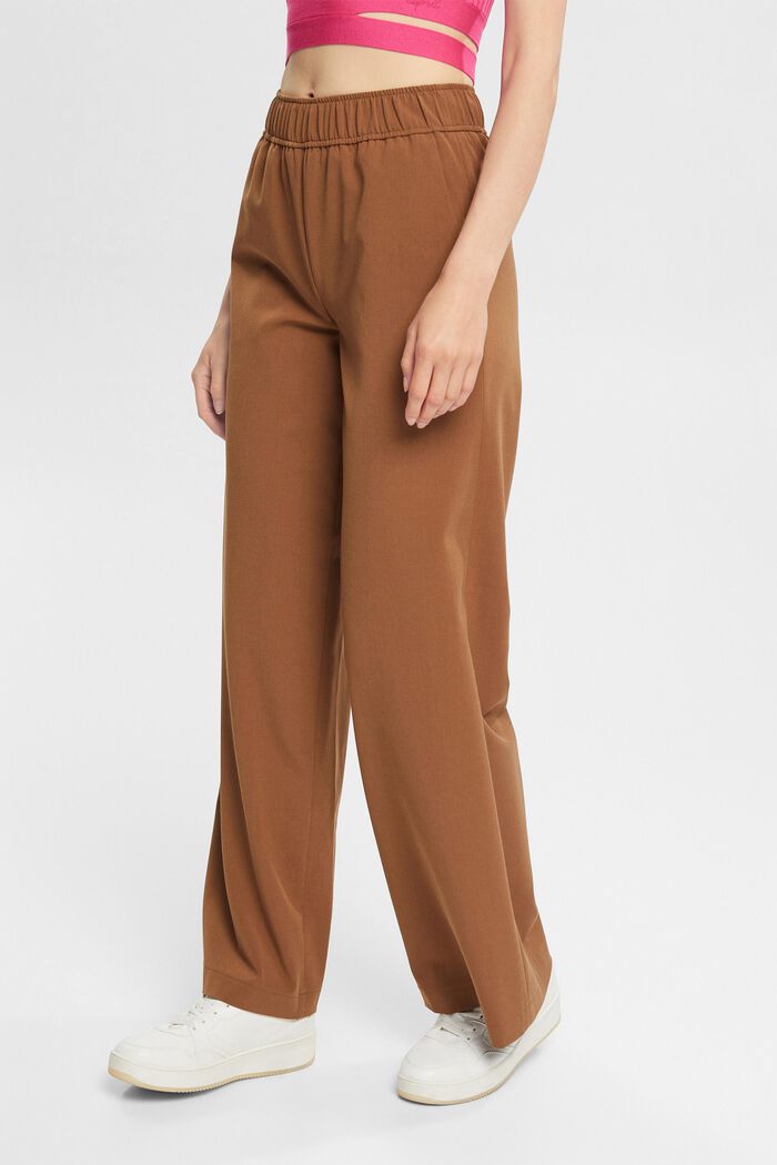 Wide leg trousers, CARAMEL, detail image number 2