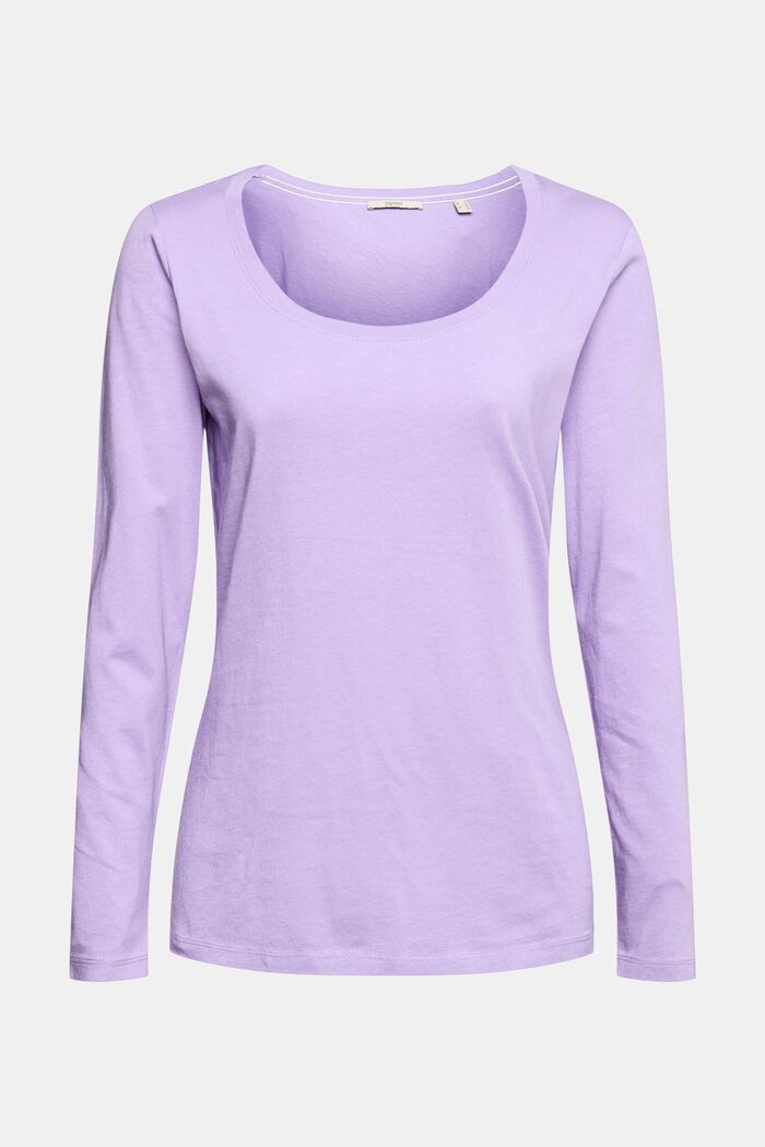 Long sleeve top, LILAC, detail image number 2