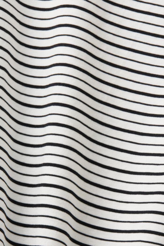 Striped T-shirt, 100% cotton, OFF WHITE, detail image number 5