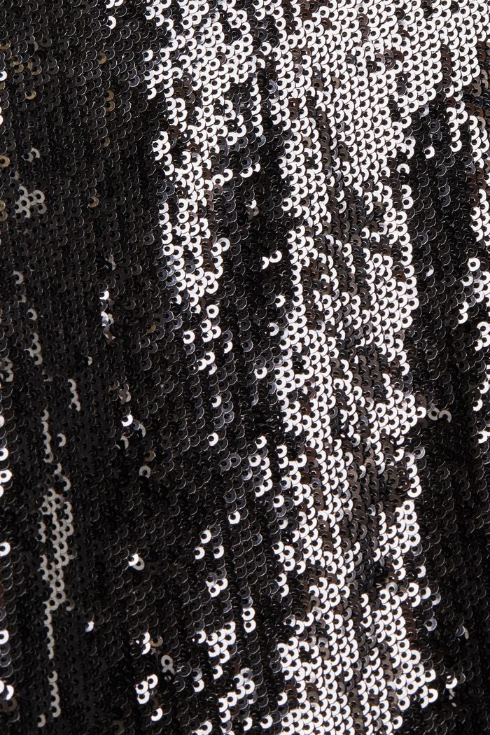Sequined Tank Top, SILVER, detail image number 6