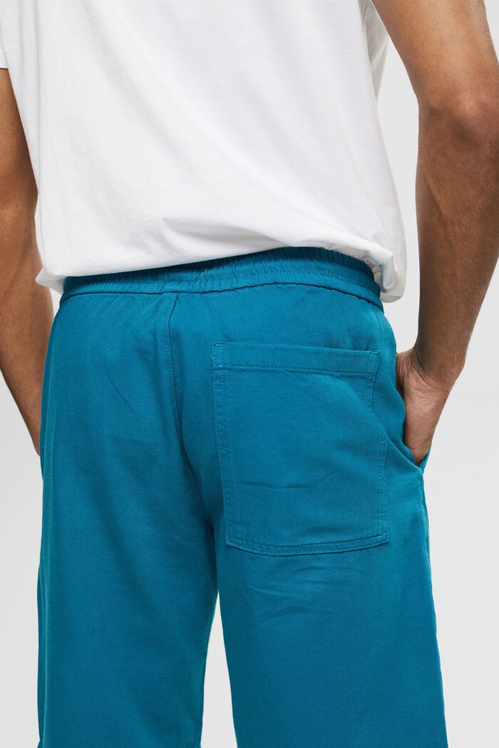 Shorts with drawstring waist, TEAL BLUE, detail image number 5