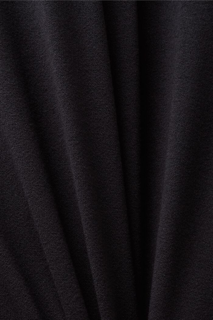 Smocked Longsleeve Top, LENZING™ ECOVERO™, BLACK, detail image number 6