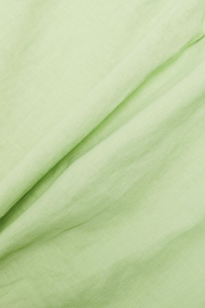Sleeveless Smocked Blouse, LIGHT GREEN, detail image number 5