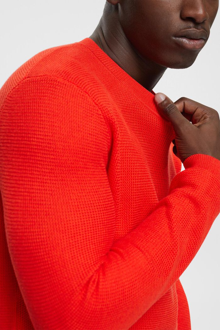 Knitted jumper, RED, detail image number 0