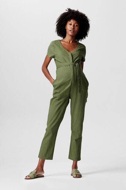 MATERNITY Belted Jumpsuit