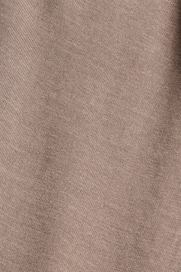 Pyjama bottoms with satin, LENZING™ ECOVERO™, TAUPE, detail image number 4