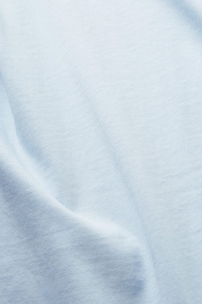 Jersey t-shirt with back print, 100% cotton, PASTEL BLUE, detail image number 5