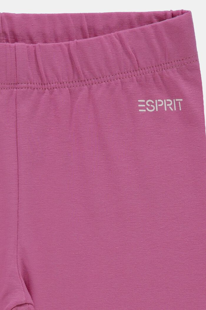 Capri leggings with stretch, DARK PINK, detail image number 2