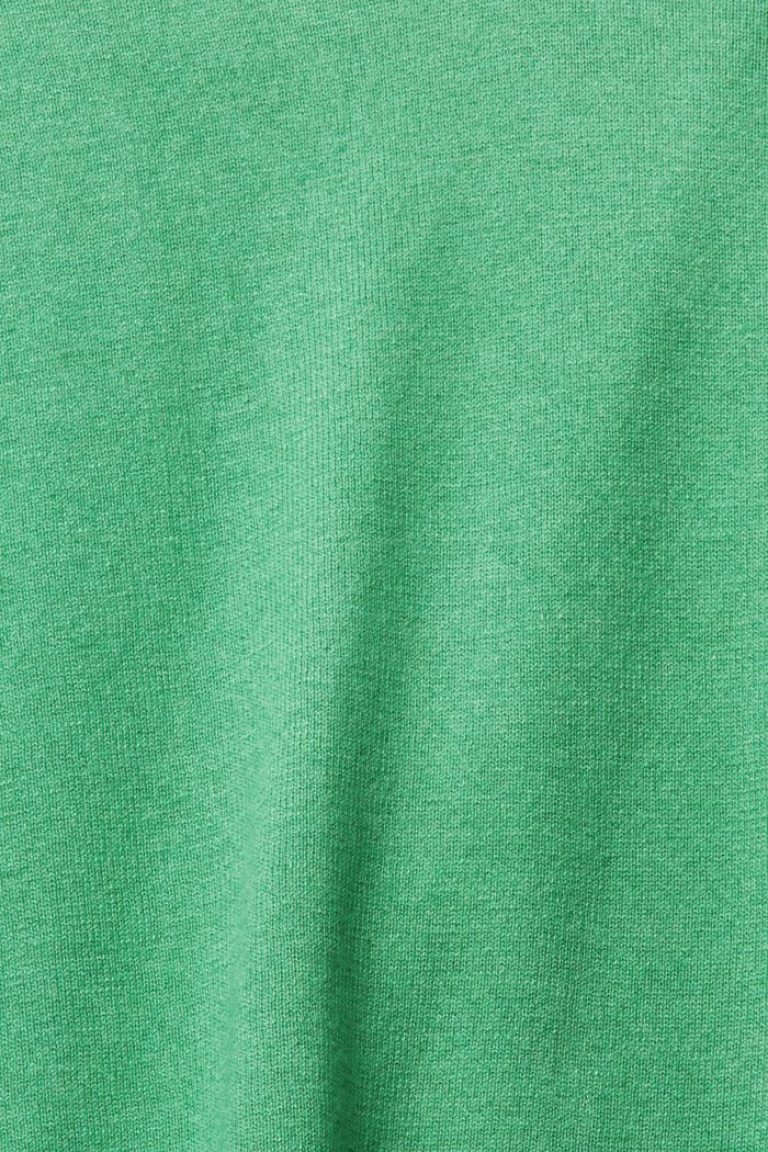V-neck sweater, GREEN, detail image number 1