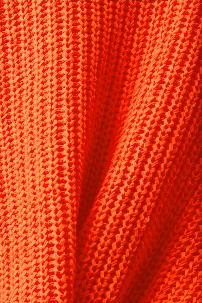 Loose knit cardigan, ORANGE RED, detail image number 5