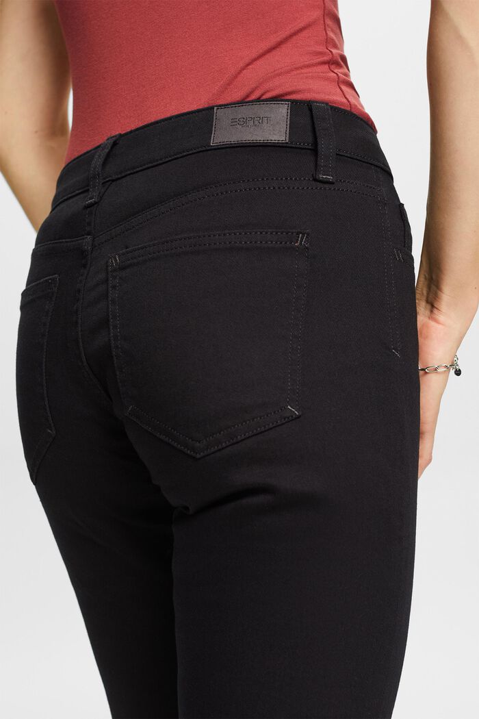 Straight leg stretch jeans, BLACK RINSE, detail image number 2