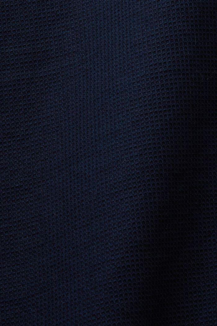 Short-sleeved shirt, 100% cotton, NAVY, detail image number 4