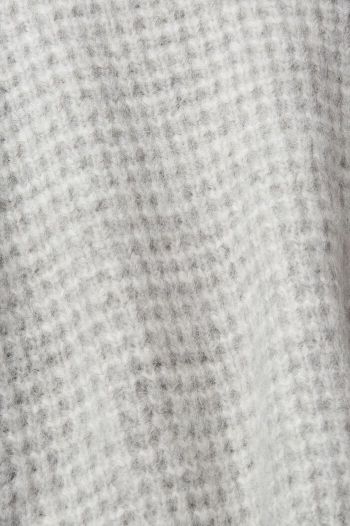 Chunky turtleneck jumper, LIGHT GREY, detail image number 4