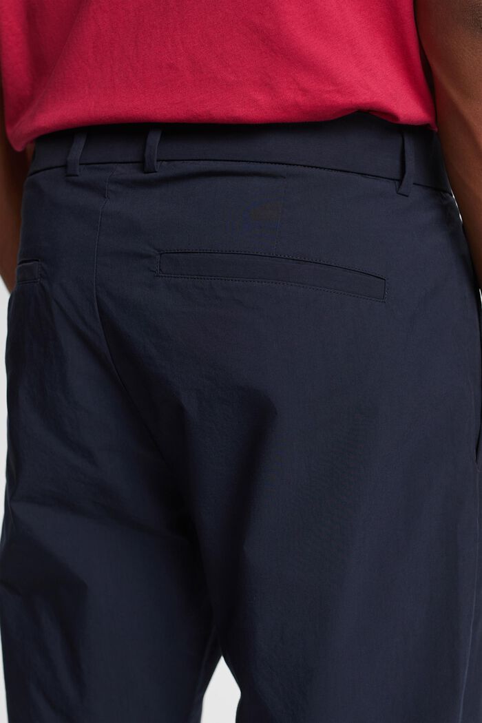 Lightweight chino trousers, cotton blend, NAVY, detail image number 4