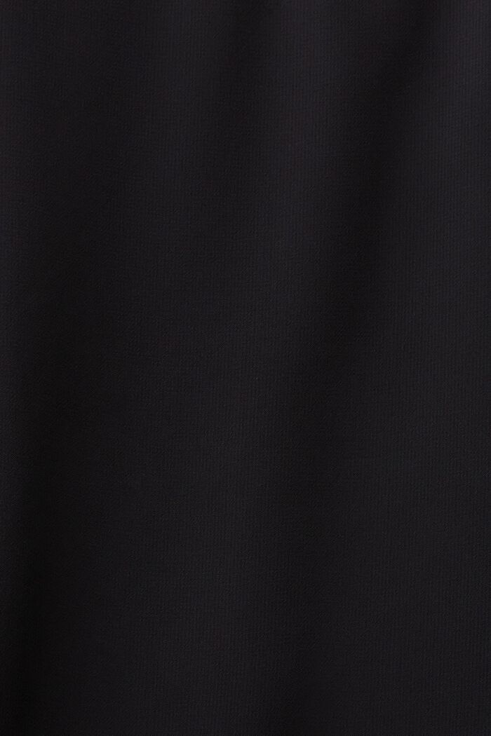 Sleeveless Peplum Chiffon Blouse, BLACK, detail image number 4