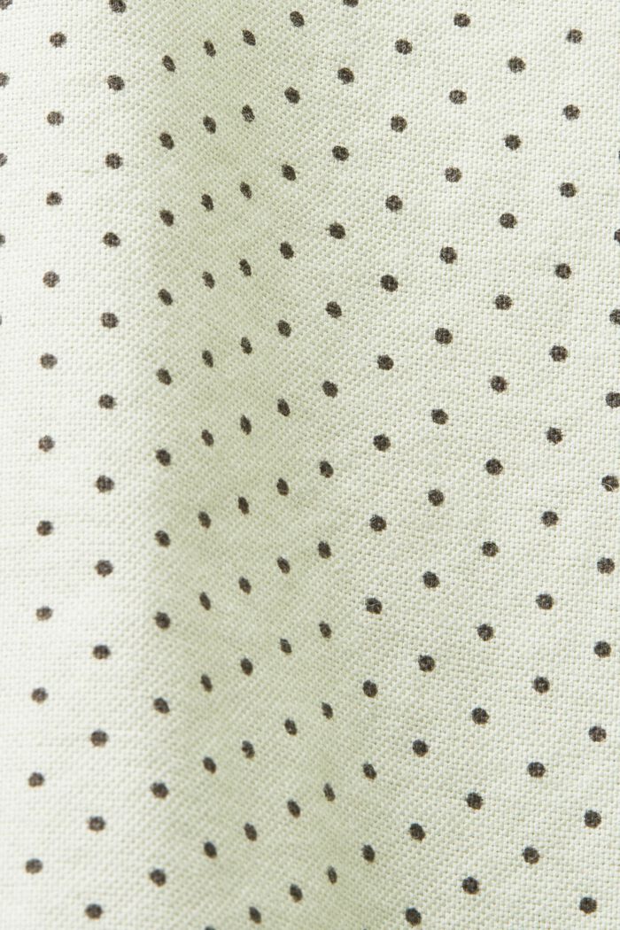 Printed Button Down Shirt, LIGHT GREEN, detail image number 5