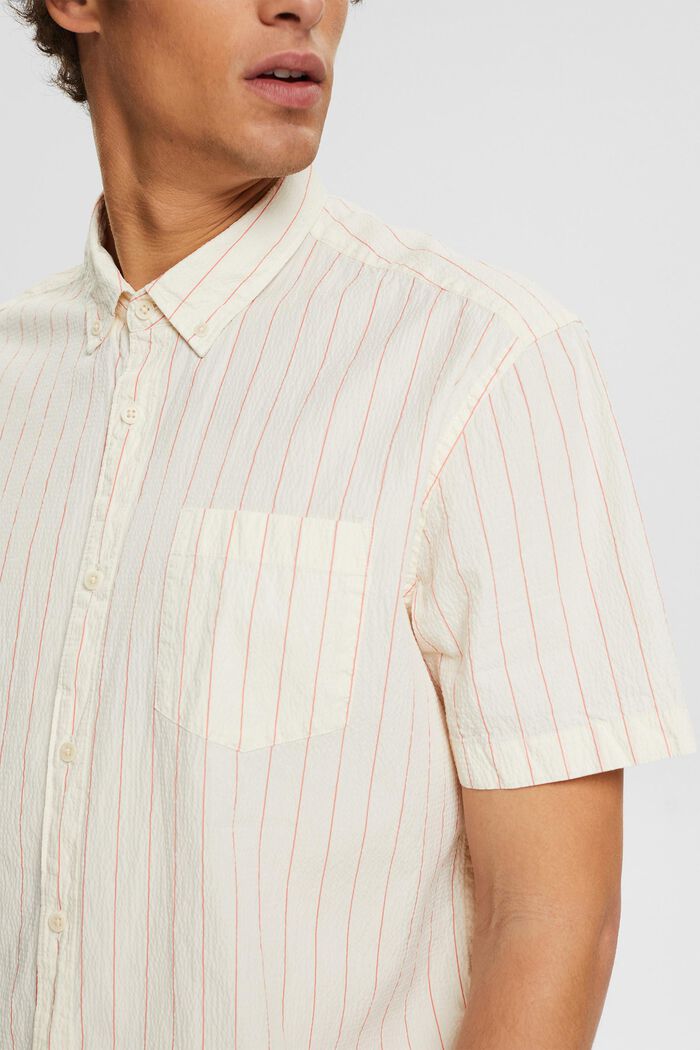 Striped seersucker shirt, OFF WHITE, detail image number 2