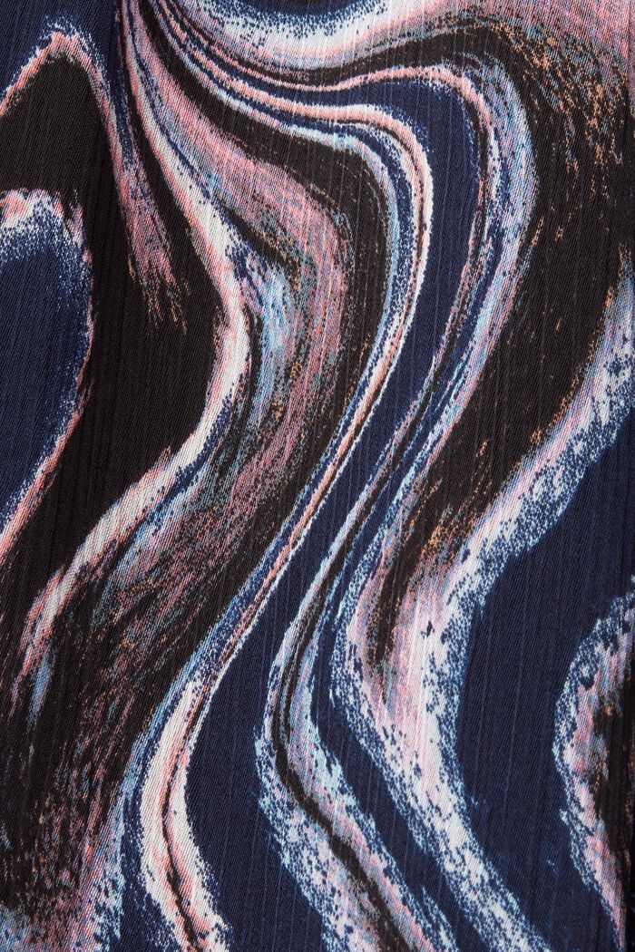Midi dress with all-over print, NAVY, detail image number 4