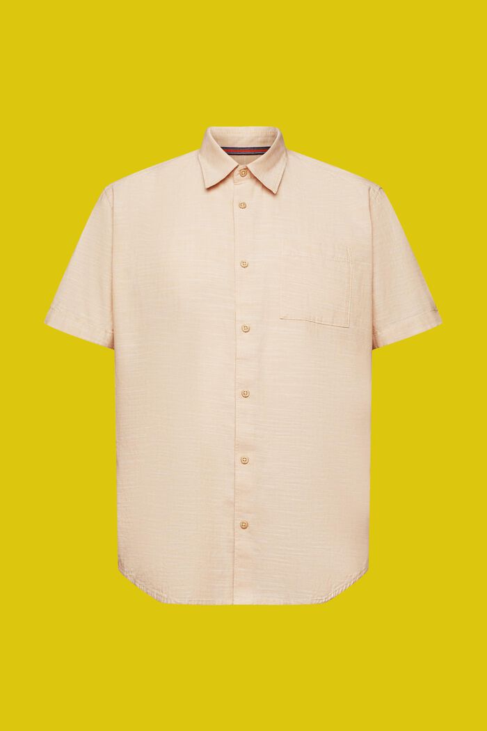Cotton Button Down Shirt, SAND, detail image number 5