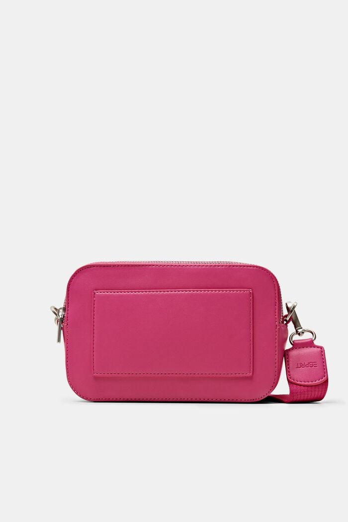 Faux Leather Camera Bag, PINK FUCHSIA, detail image number 0