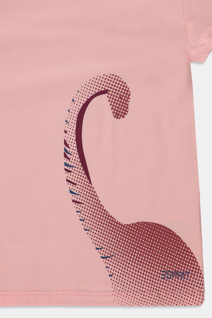 Cotton T-shirt with print, PASTEL PINK, detail image number 2