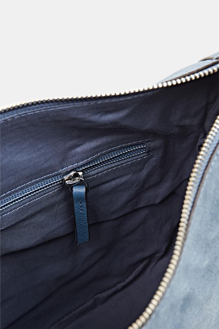 Leather bag, LIGHT BLUE, detail image number 4