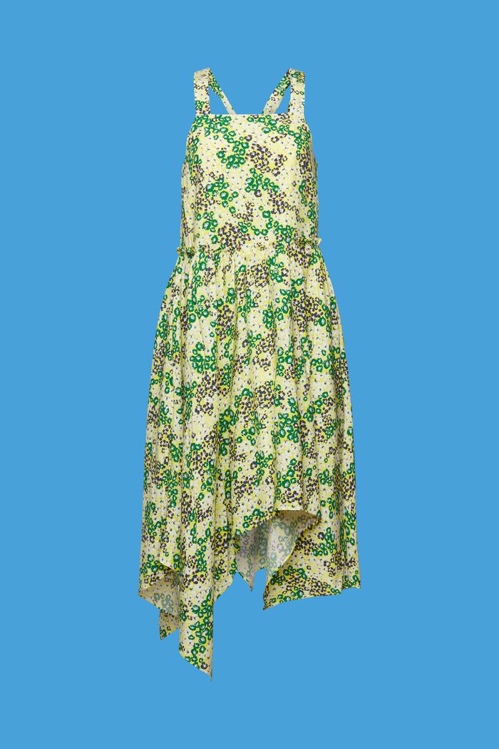 Printed midi dress, YELLOW, detail image number 7