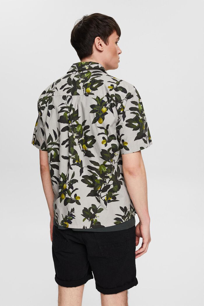 Shirt with a lemon tree print, LIGHT GREY, detail image number 3