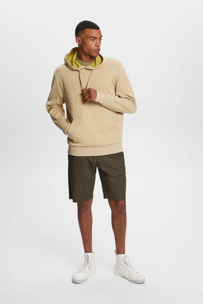 Recycled: sweatshirt hoodie, SAND, detail image number 1