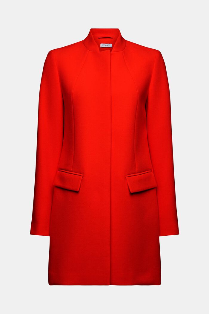 Blazer Coat, RED, detail image number 7