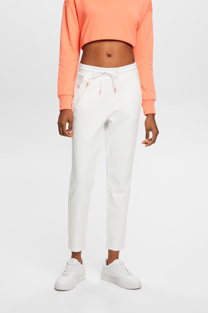 Reverse Zip Sweatpants, OFF WHITE, detail image number 0