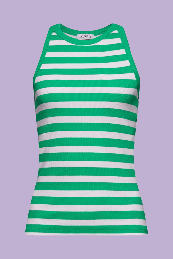Striped Tank Top, GREEN, detail image number 6