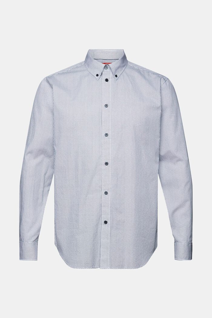 Cotton Poplin Shirt, NAVY, detail image number 5