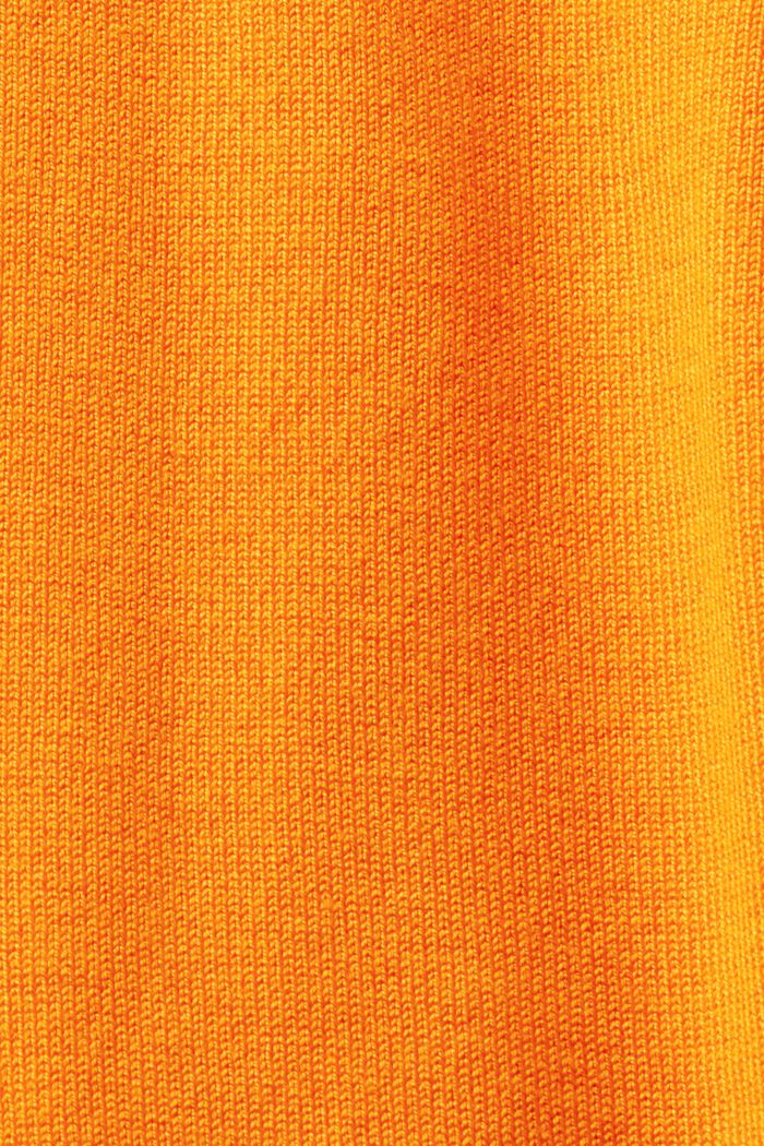 Long-Sleeve Turtleneck Sweater, GOLDEN ORANGE, detail image number 5