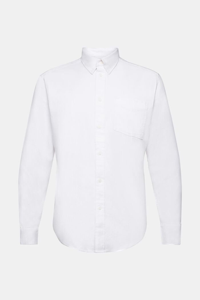 Twill Regular Fit Shirt, WHITE, detail image number 6