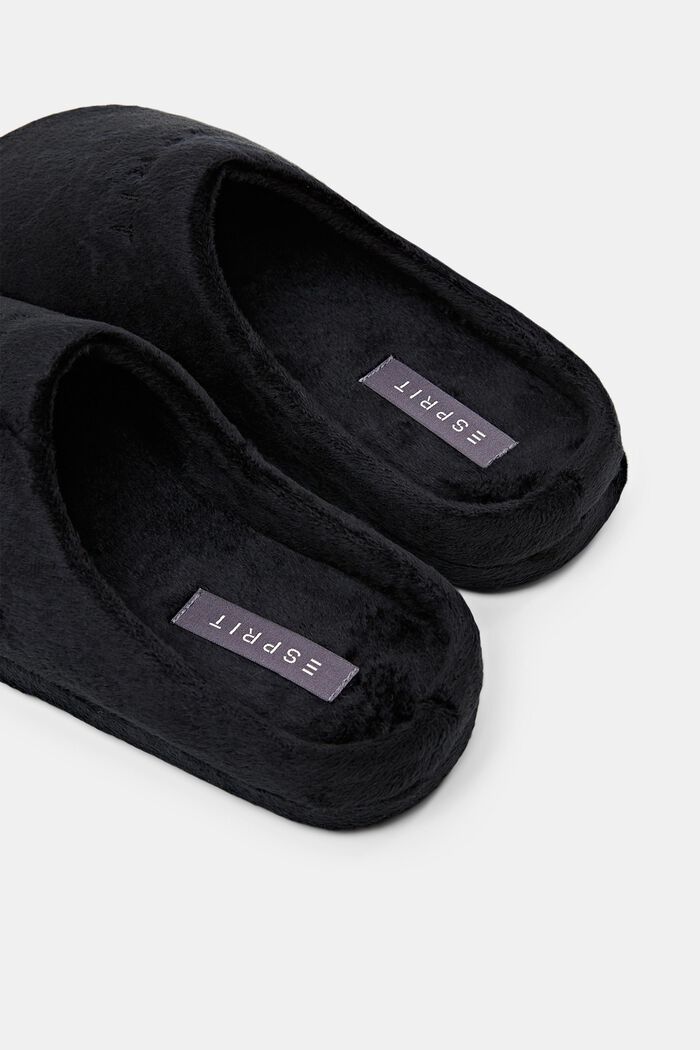 Basic home slippers, BLACK, detail image number 4