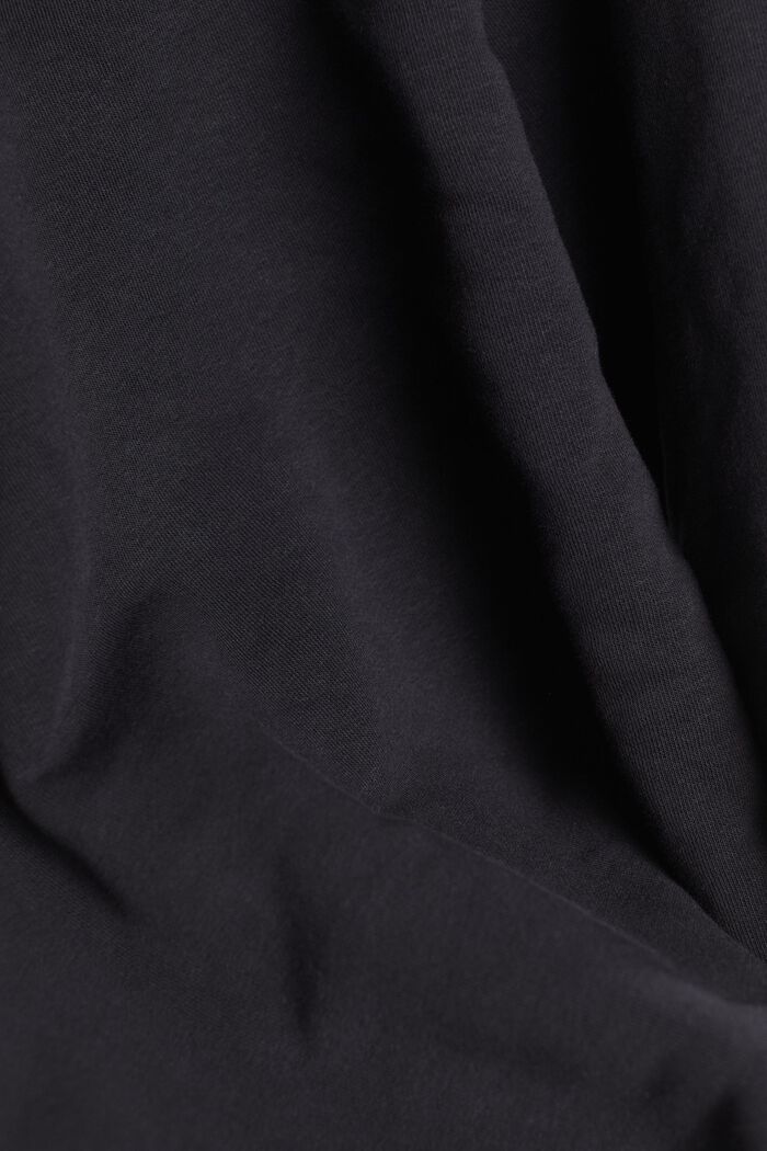 Print sweatshirt in a cotton blend, BLACK 5, detail image number 4