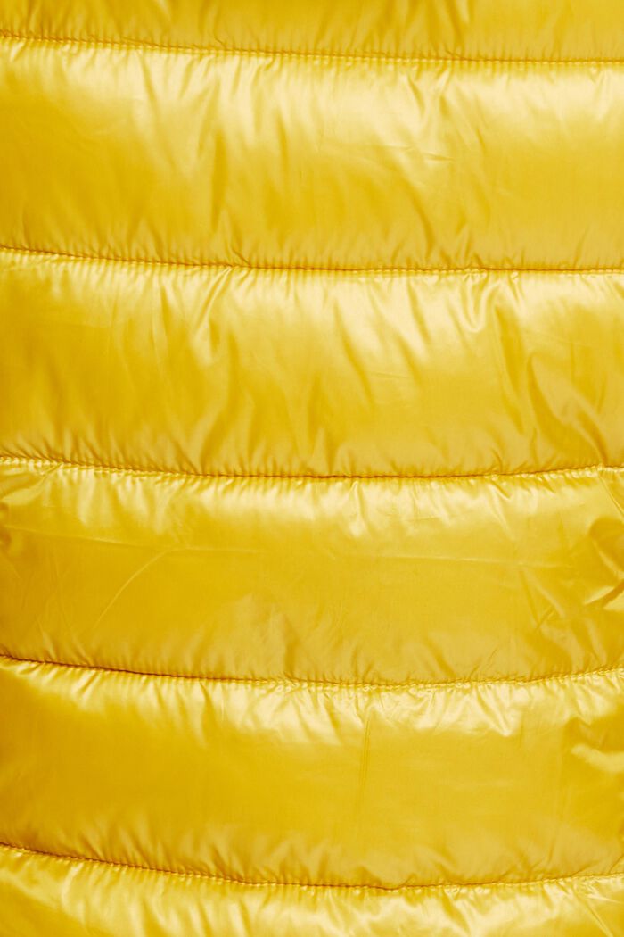 Quilted jacket with detachable hood, DUSTY YELLOW, detail image number 1