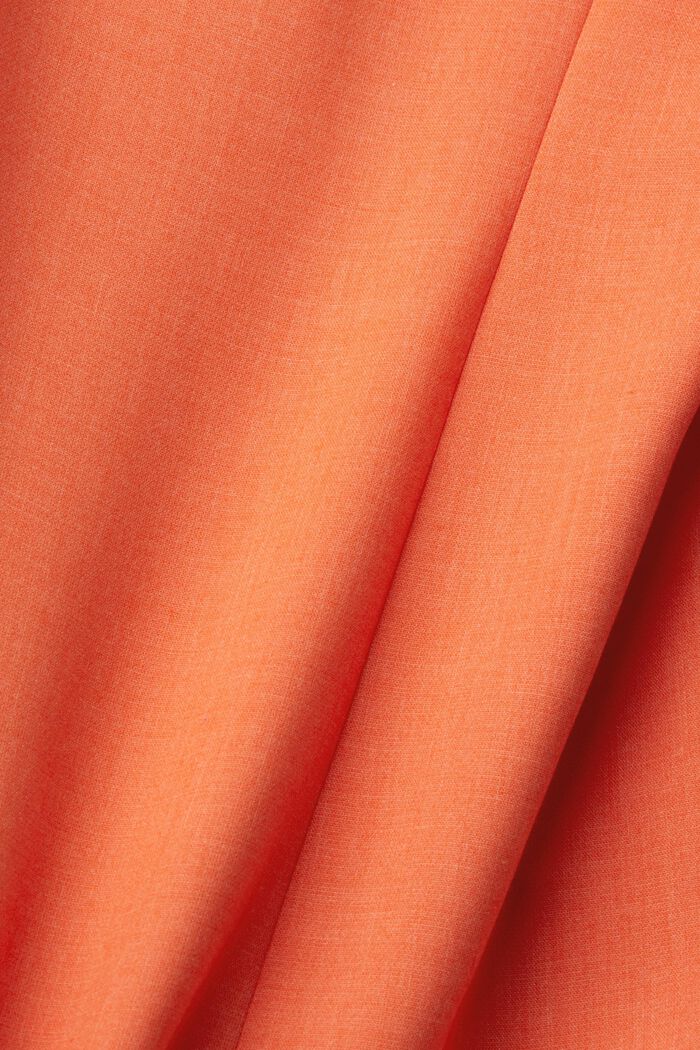 Oversized double-breasted blazer, ORANGE RED, detail image number 4
