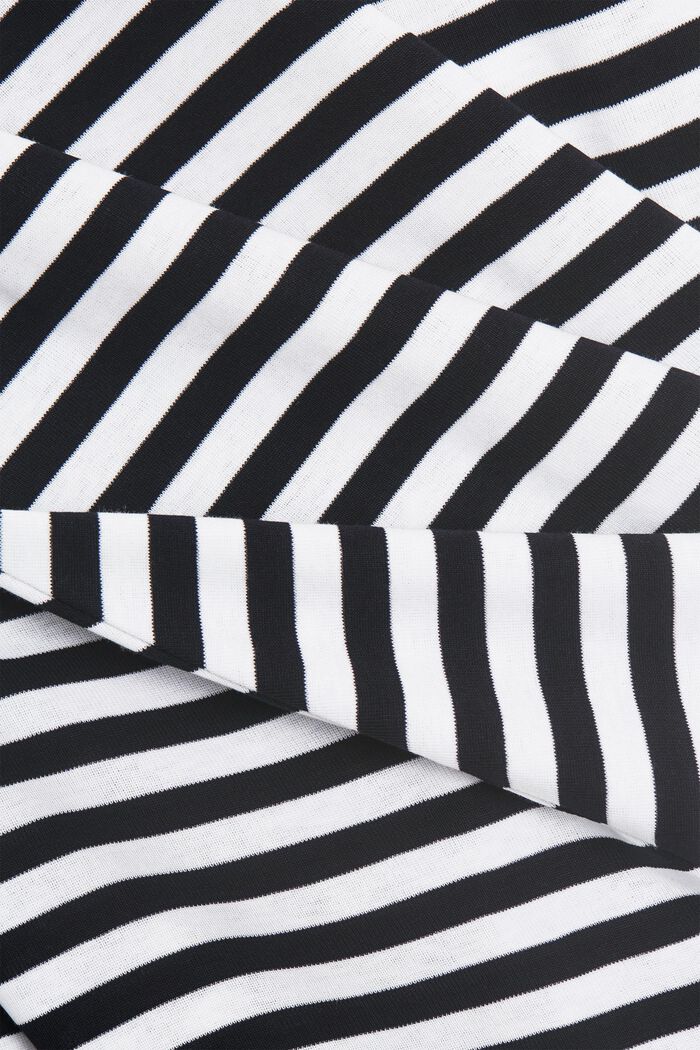 Striped jersey dress, 100% organic cotton, NAVY, detail image number 4