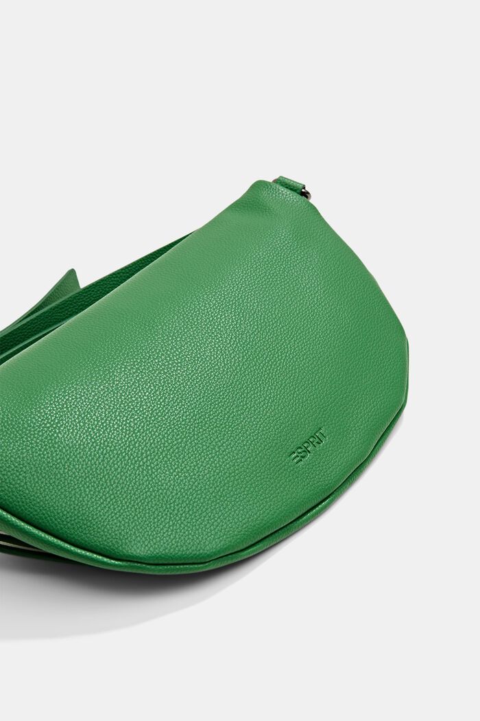Faux leather cross-body bag, GREEN, detail image number 3