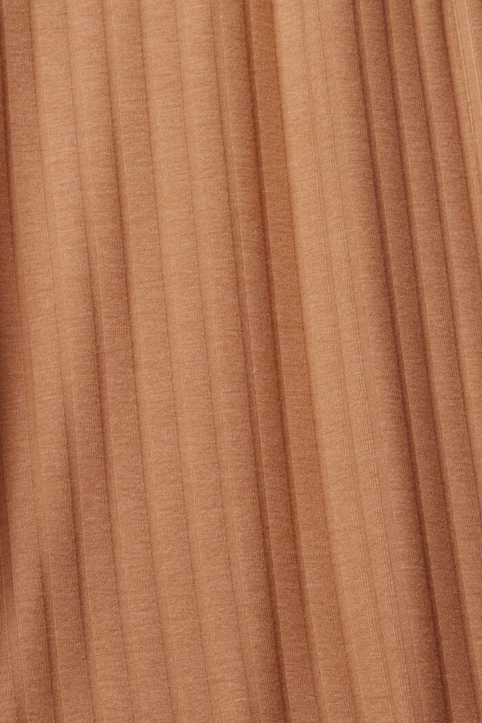 Ribbed-effect culottes, LIGHT TAUPE, detail image number 7