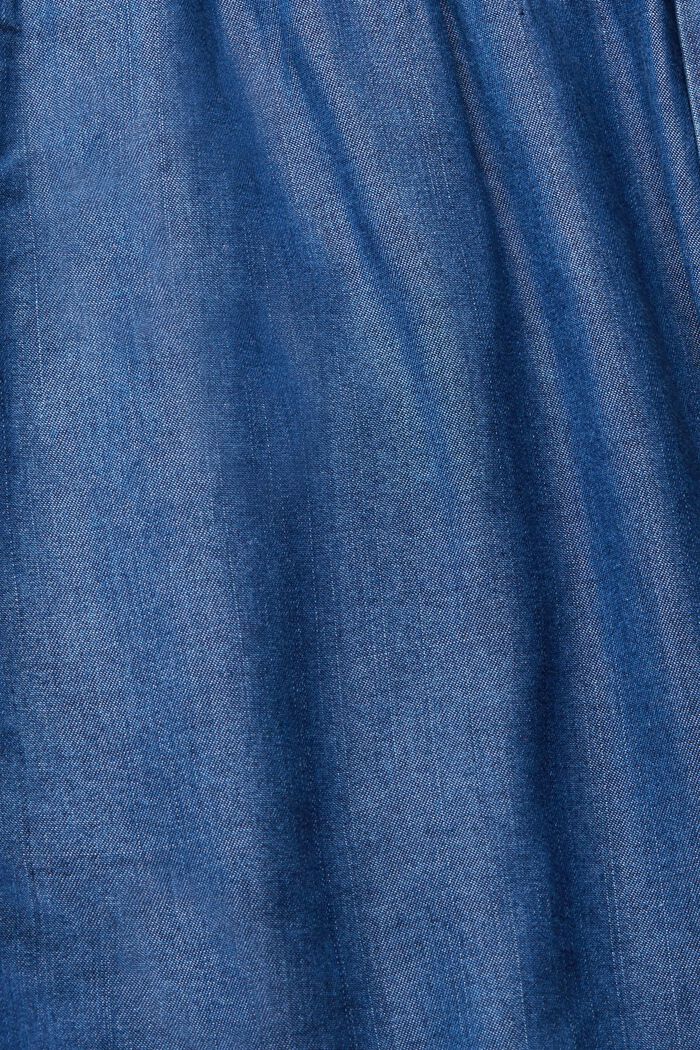 Faux denim shorts made of TENCEL™, BLUE MEDIUM WASHED, detail image number 4
