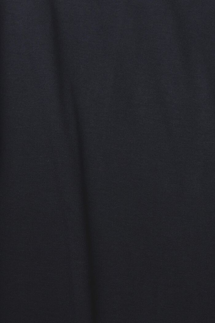 Metallic print t-shirt, LENZING™ ECOVERO™, BLACK, detail image number 1