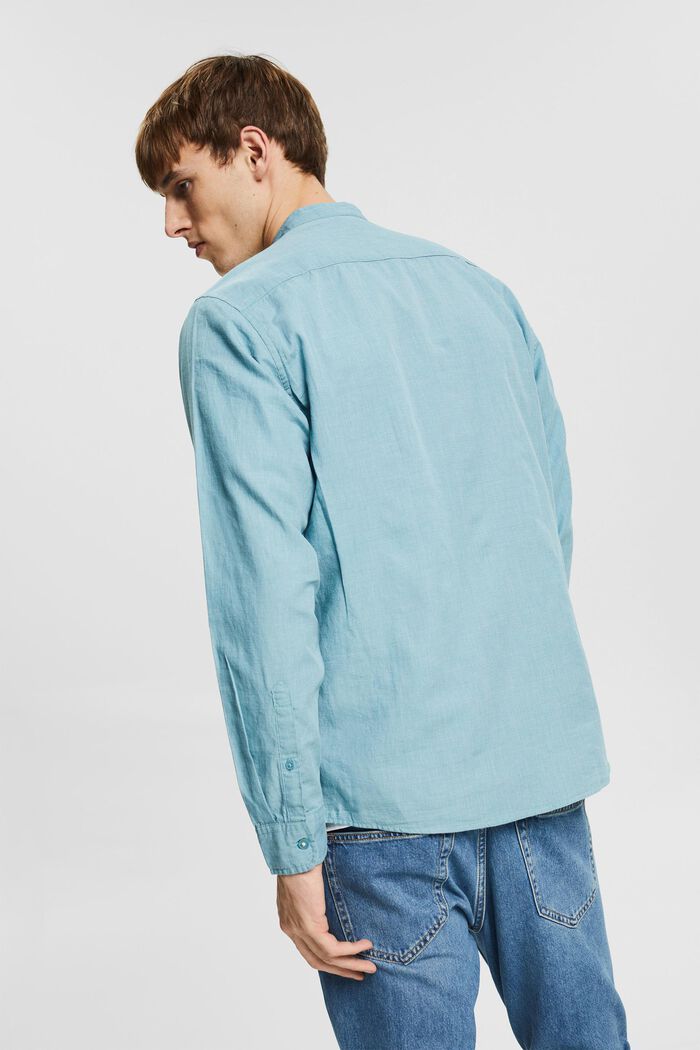 Woven Shirt, TURQUOISE, detail image number 3