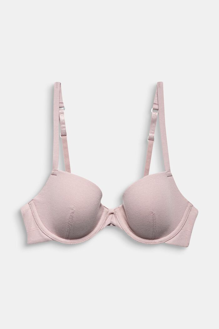 Bras with wire, OLD PINK, overview